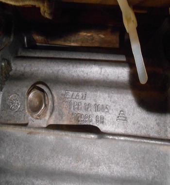 00131 CAJA CAMBIOS 5 VELOCIDADES FIAT 131 RACING REFERENCIA FIAT 131BB1A 1005 - 4417996. CAJA PERFECTA REVISADA COMPLETA.