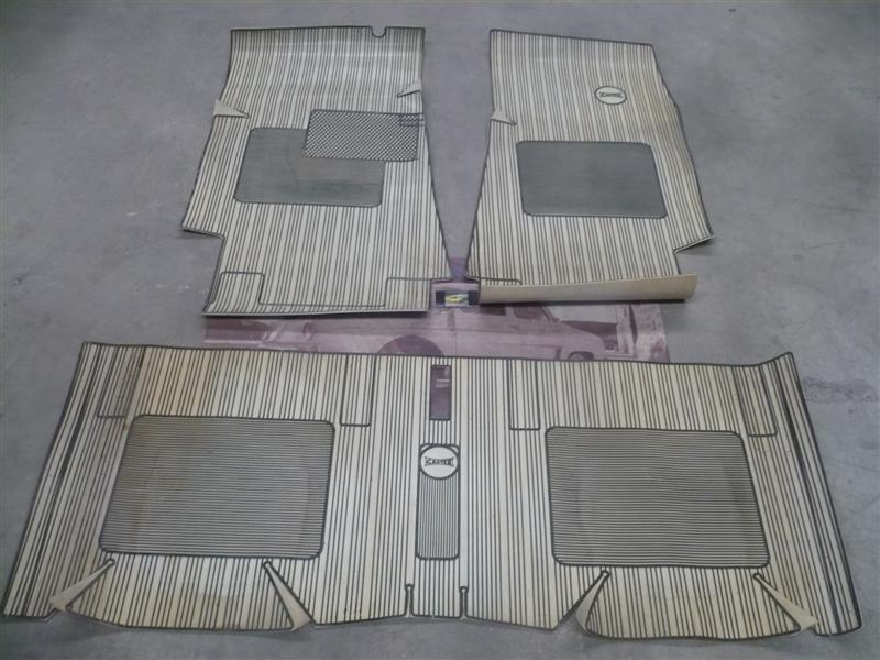 ALF17 ALFOMBRAS SEAT 1200 SPORT, 128 BEIGE NEGRO 3 PIEZAS
