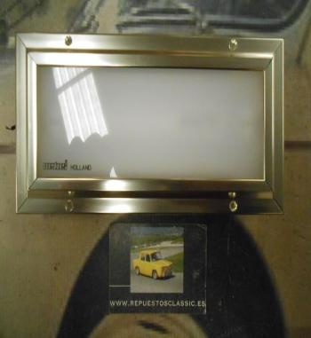 PI336 PI4 PLAFON LUZ INTERIOR UNIVERSAL CAMION AUTOBUS CARAVANA MARCA VETUS TL4112 MEDIDA 205/180X95/70mm 12V