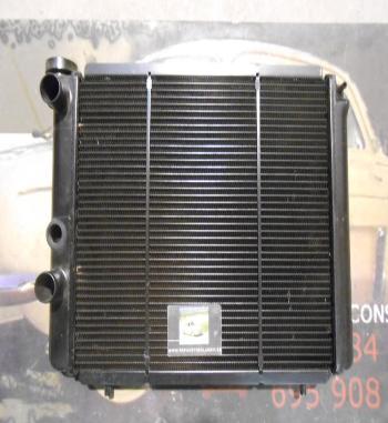 RAM04P1 RADIADOR MOTOR RENAULT 18, FUEGO 1.6 TURBO COBRE/PLASTICO REF. VALEO 730011 OEM: 7701349543