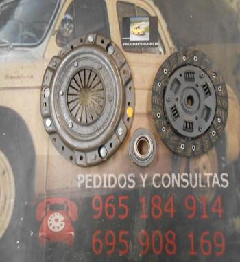 KE62 KIT EMBRAGUE RENAULT 18, 21, 25, TRAFIC DIESEL MEDIDA DISCO 200X21X24,1 REF. VALEO 627405