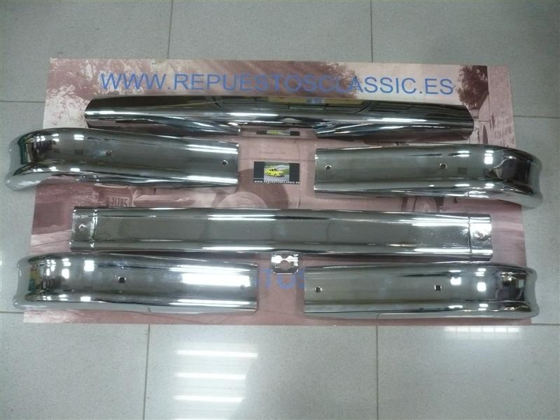 01R JUEGO PARAGOLPES DELANTERO Y TRASERO RENAULT 8