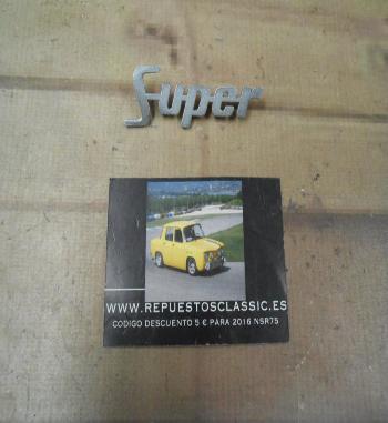 ANA360 ANAGRAMA METAL RENAULT R4 SUPER 70x10/20mm