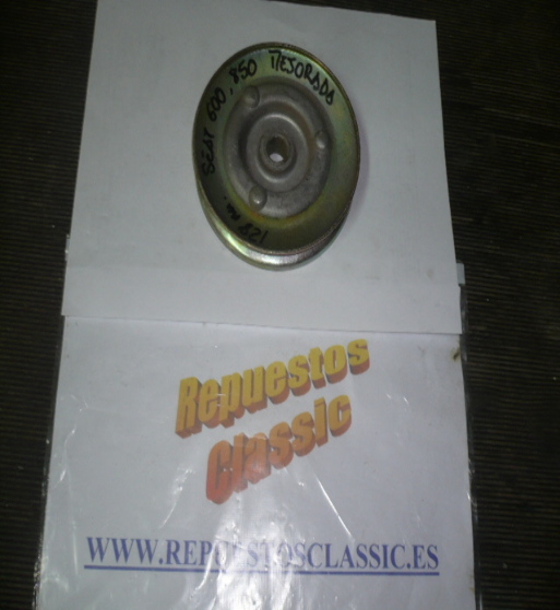 POLE32* POLEA BOMBA DE AGUA SEAT 600 Y 850 MEJORADA  (128 MM)