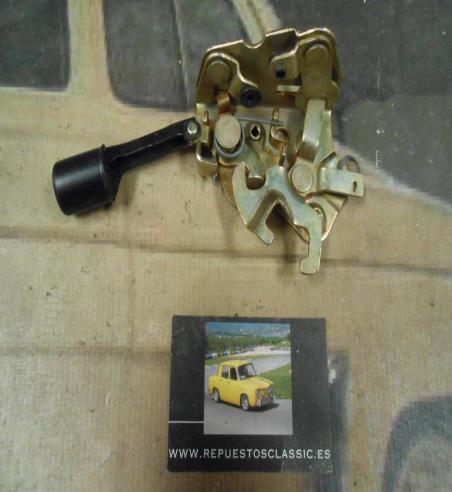 CER27 CERRADURA TRASERA DERECHA RENAULT 5, R7 PULSADOR NEGRO