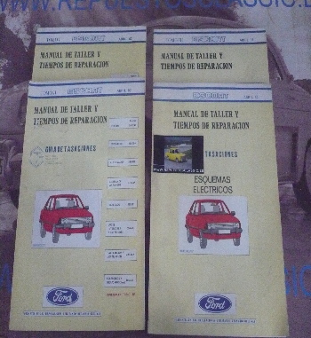 L13 MANUAL ORIGINAL DE TALLER FORD ESCORT (4 TOMOS)