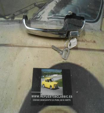 MAN127 MANETA EXTERIOR DELANTERA IZQUIERDA SEAT 124 1ª SERIES