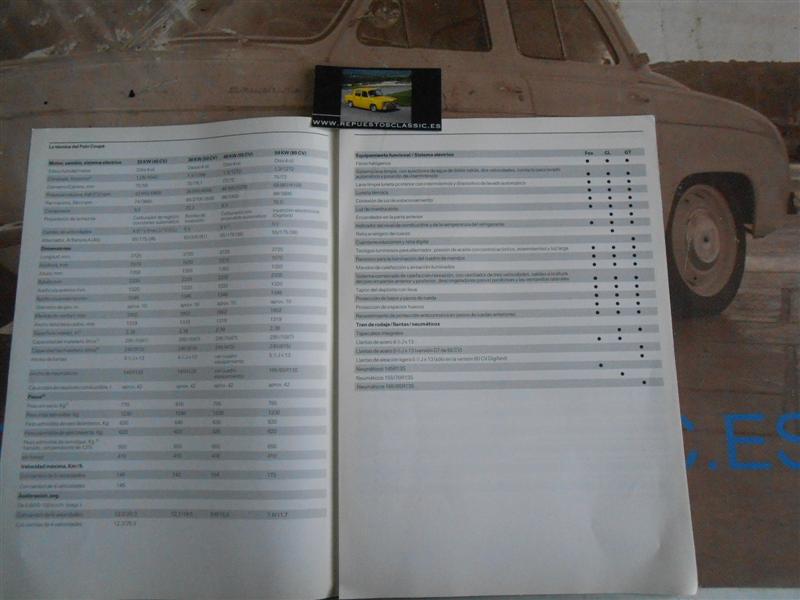 L37 CATALOGO DATOS TECNICOS VOLKSWAGEN POLO COUPE