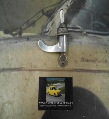 MAN322 MANETA EXTERIOR DELANTERA CITROEN 2cv, ALUMINIO, CON LLAVE
