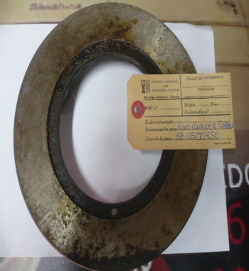 P1500 AB12500750 PLATO CONDUCTOR EMBRAGUE SEAT 1400, 1500 ORIGINAL SEAT