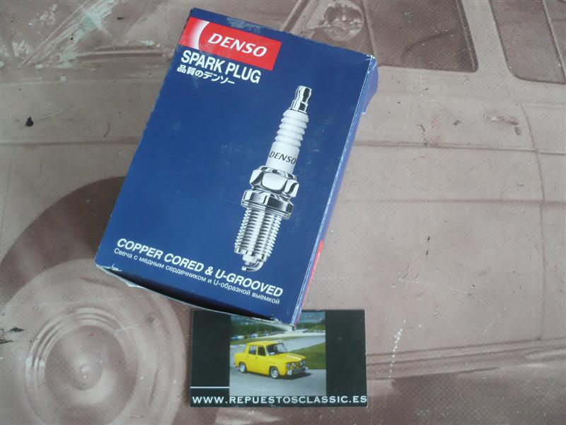 W7DC W20EPRU JUEGO 4 BUJIAS SEAT 1500, 124, 131, 132, 127, 128, RITMO, PANDA, RENAULT 5 TX, 18 GTL