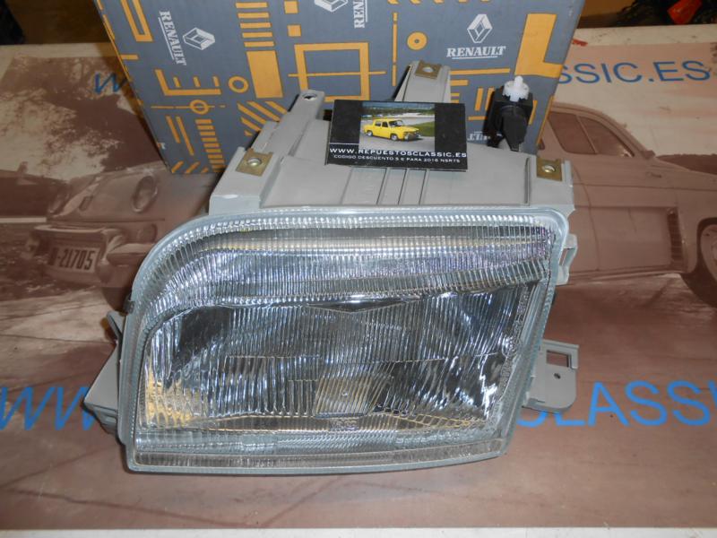 OR18 FARO IZQUIERDO H4 RENAULT CLIO I ORIGINAL RENAULT REF. 7701034146 REGULACION MANUAL