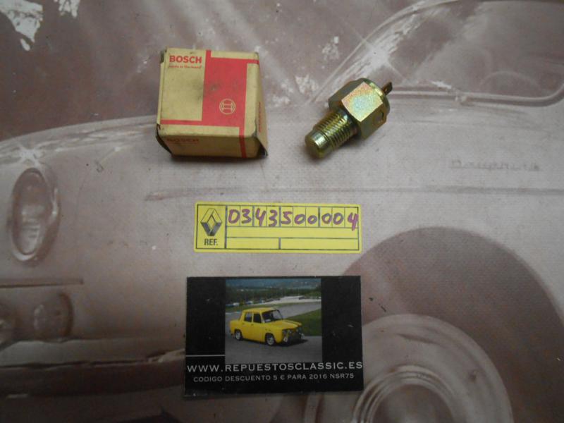 OR70 SENSOR TEMPERATURA ENRIQUECIMIENTO ARRANQUE EN FRIO ALPINE 1600, A310, CITROEN DS, OPEL COMMODORE ORIGINAL BOSCH 0343500004