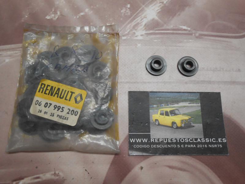 OR76 JUEGO CASQUILLO PALANCA CAMBIO RENAULT 8, 10, CARAVELLE ORIGINAL RENAULT REF. 0607995200 (2 UNIDADES)