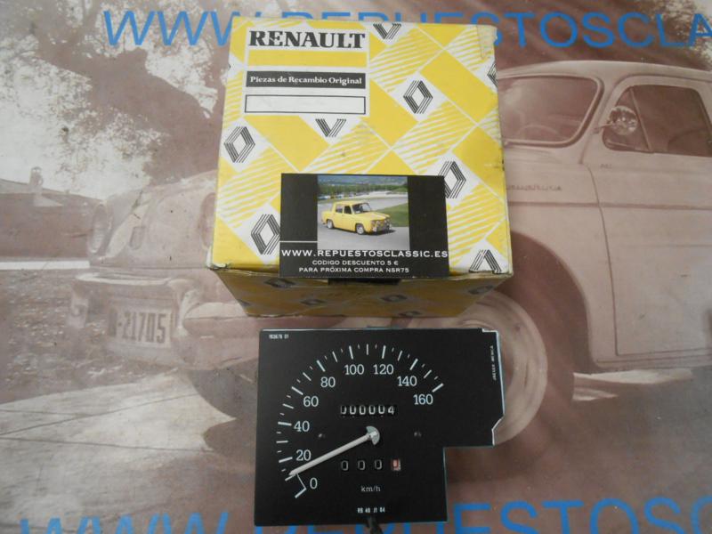 OR82 CUENTAKILOMETROS RENAULT SUPERCINCO TL (C401) ORIGINAL RENAULT REF. 7701031008