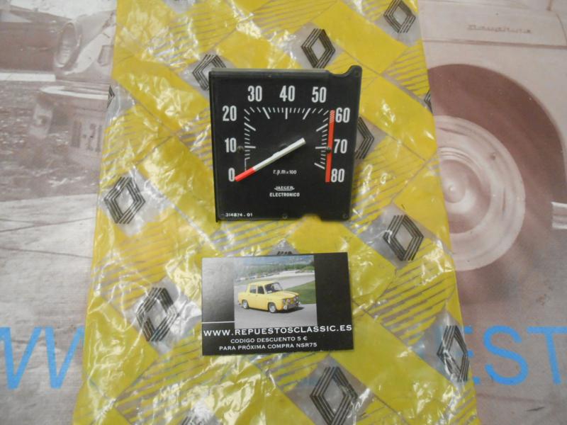 OR84 CUENTA REVOLUCIONES RENAULT 5 TS 1ªSERIE ORIGINAL RENAULT
