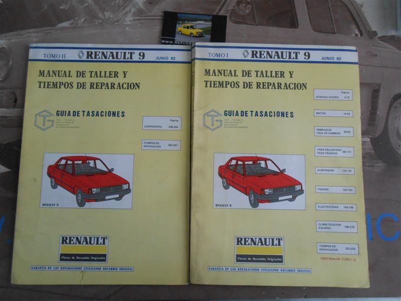 L44 MANUAL TALLER ORIGINAL RENAULT 9 (2 TOMOS)