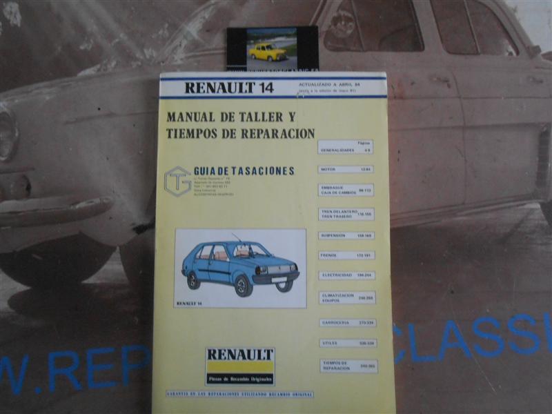 L51 MANUAL TALLER ORIGINAL RENAULT 14
