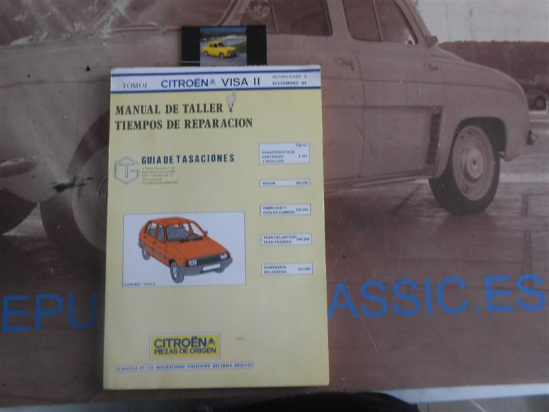 L58 L59 MANUAL ORIGINAL DE TALLER CITROEN VISA II (2 TOMOS)
