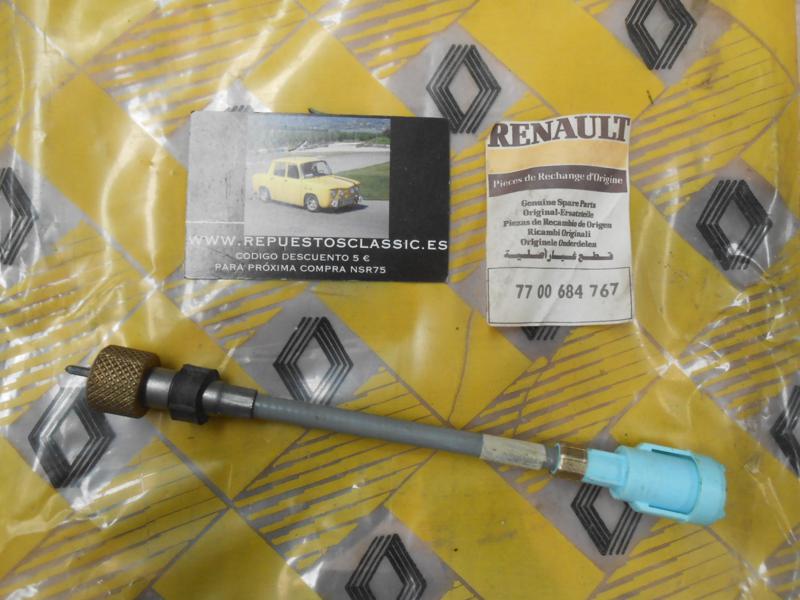OR170 CABLE CUENTAKILOMETROS SUPERIOR RENAULT FUEGO, R18 ORIGINAL RENAULT REF. 7700684767
