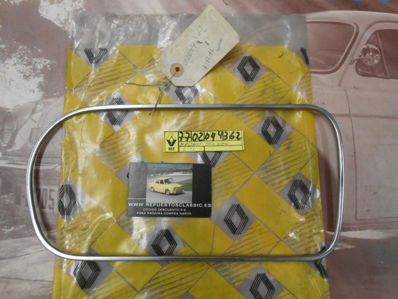 OR204 MOLDURA BISEL FARO DERECHO RENAULT 12 TL ORIGINAL RENAULT REF. 7702044362