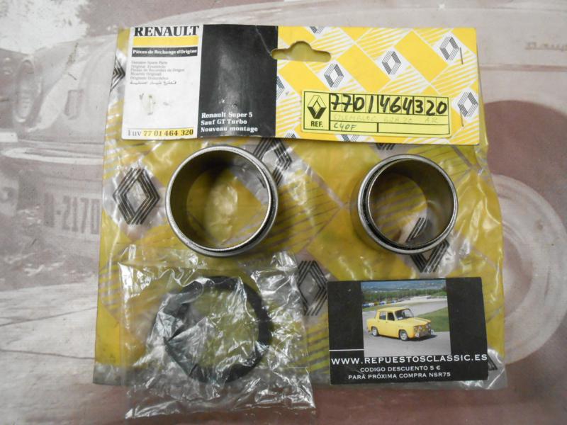 OR237 KIT REPARACION PUENTE SUSPENSION TRASERO RENAULT CLIO, SUPERCINCO ORIGINAL RENAULT REF. 7701464320