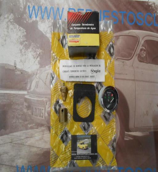 OR287 KIT RELOJ TEMPERATURA ADAPTABLE CON SOPORTE ORIGINAL RENAULT REF. 7701353255