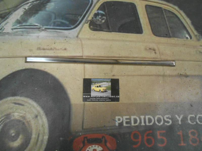 MOL44 MOLDURA METAL ALETA TRASERA IZQUIERDA DELANTERA SEAT 1430 FAMILIAR MEDIDA 53cm