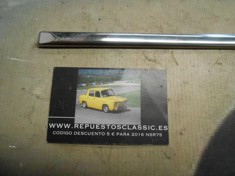 MOL67*1 MOLDURA METAL TIPO RENAULT 4 , 6 , 8 , 10 , 12 LARGO 94 cm