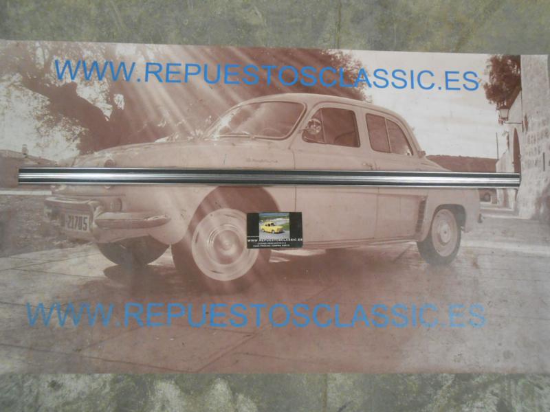 MOL76* MOLDURA ALUMINIO TALONERA PUERTA TRASERA IZQUIERDA RENAULT 8 2ª SERIE