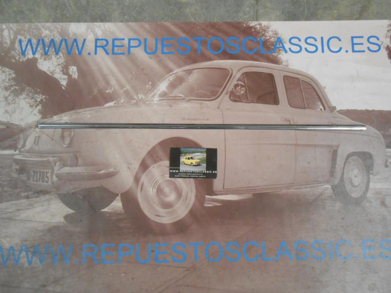 MOL77 MOLDURA ALUMINIO PUERTA DELANTERA RENAULT R4 LARGO 87,5 cm