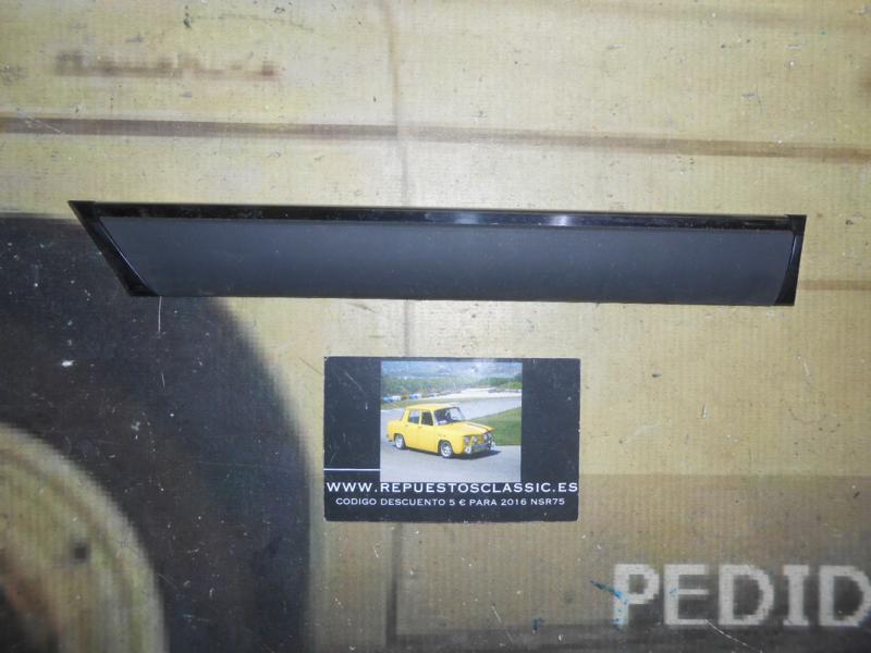 MOL78*1 MOLDURA GOMA-METAL ALETA DELANTERA IZQUIERDA RENAULT 5 LARGO 24,3 cm