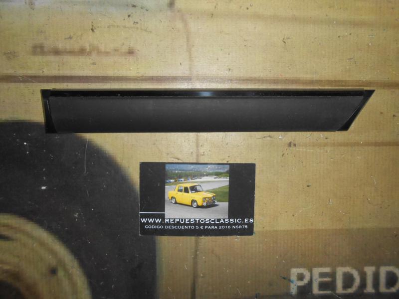 MOL78*2 MOLDURA GOMA-METAL ALETA DELANTERA DERECHA RENAULT 5 LARGO 24,3 cm