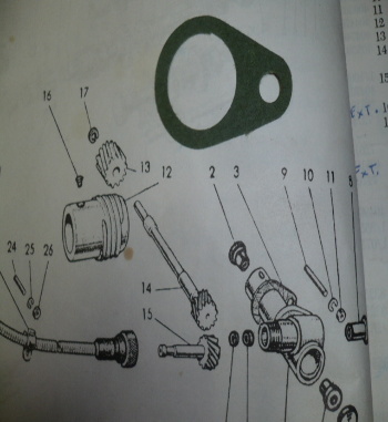 COF08 AB 13002100 JUNTA REDUCTOR CUENTAKILOMETROS SEAT 1400, 1500