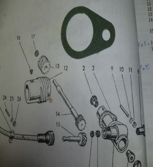 COF08 AB 13002100 JUNTA REDUCTOR CUENTAKILOMETROS SEAT 1400, 1500