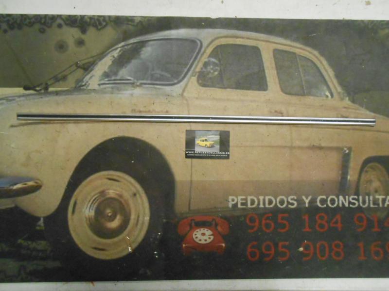 MOL76*3 MOLDURA CINTURA PUERTA TRASERA RENAULT 8 2ª SERIE