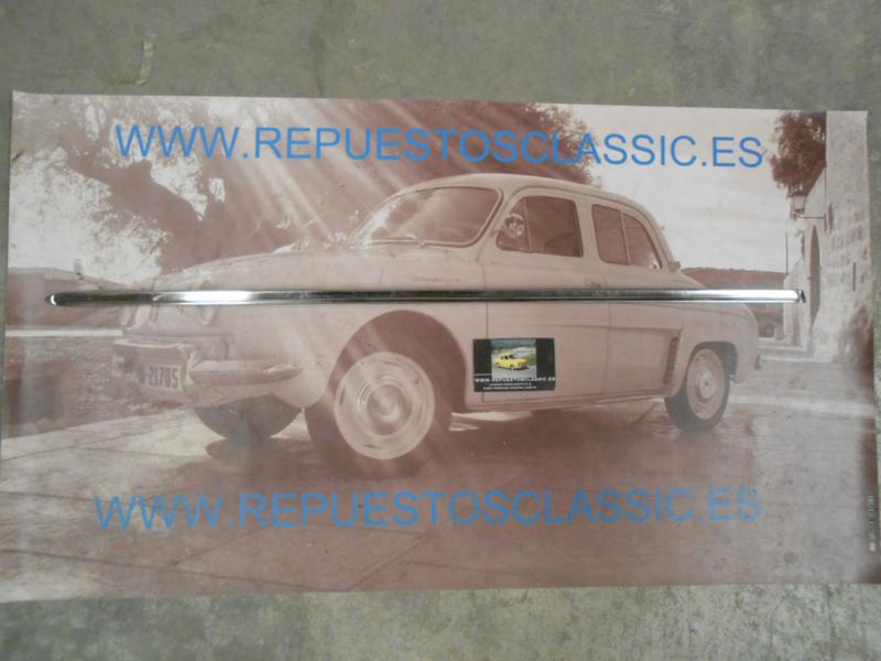 MOL85 MOLDURA ALETA TRASERA DERECHA SIMCA 1000 LARGO 79,5 cm