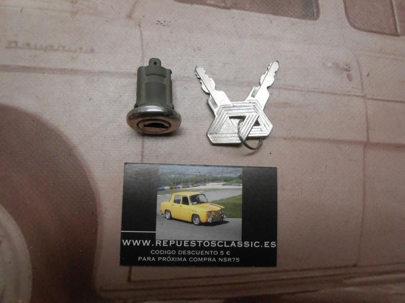 CM28 BOMBIN CERRADURA PUERTA CON LLAVES RENAULT 9 , 11 , 18 , FUEGO , TRAFIC