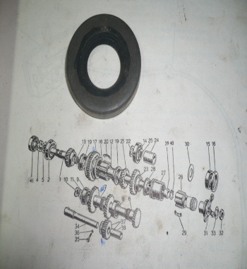 RETEN EJE EMBRAGUE SEAT 1400