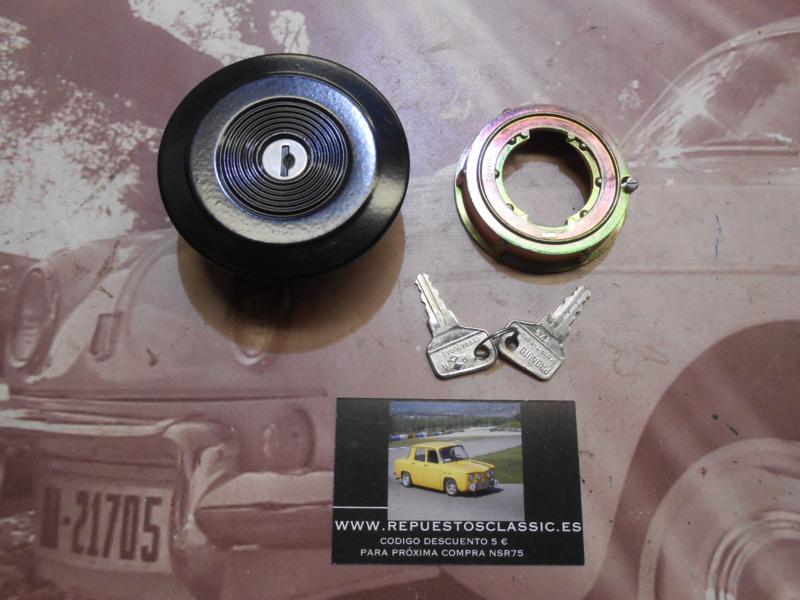 T02 TAPON GASOLINA CON LLAVE SEAT 131 NEGRO REF.1405