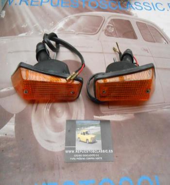 IC20 PAREJA PILOTOS GEMO AMBAR INTERMITENTES DELANTEROS CITROEN DYANE , RENAULT ALPINE A110