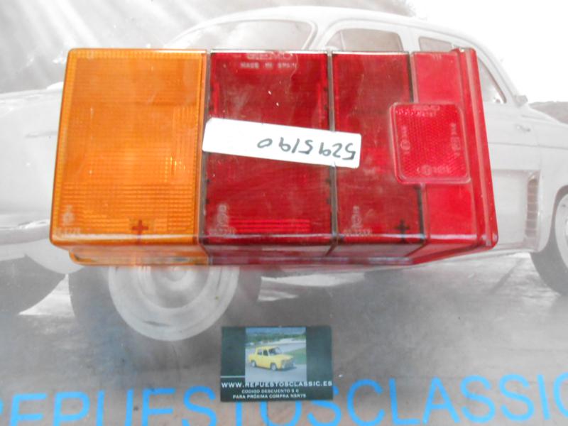 IC45 TULIPA PILOTO TRASERO IZQUIERDO CITROEN VISA CLUB , SPECIAL , SUPER , SIN PORTALAMPARAS