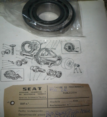 COF07 AB 14510600 RODAMIENTO POSTERIOR GRUPO CONICO SEAT 1400 (FIG. 26)