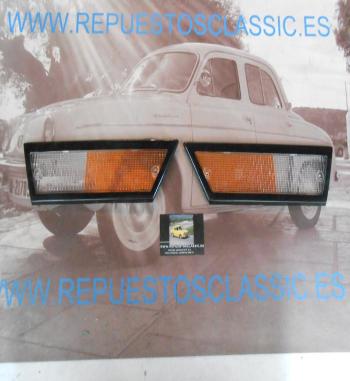 IC107 P1 JUEGO TULIPAS GEMO PILOTOS DELANTEROS CITROEN GSA BICOLOR MARCO NEGRO
