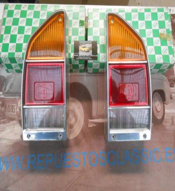 IC121P4 JUEGO TULIPAS PILOTOS TRASEROS YORKA CITROEN GS 1ª SERIE