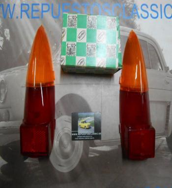 IA07 JUEGO COMPLETO TULIPAS PILOTOS TRASEROS AUSTIN MORRIS 1100