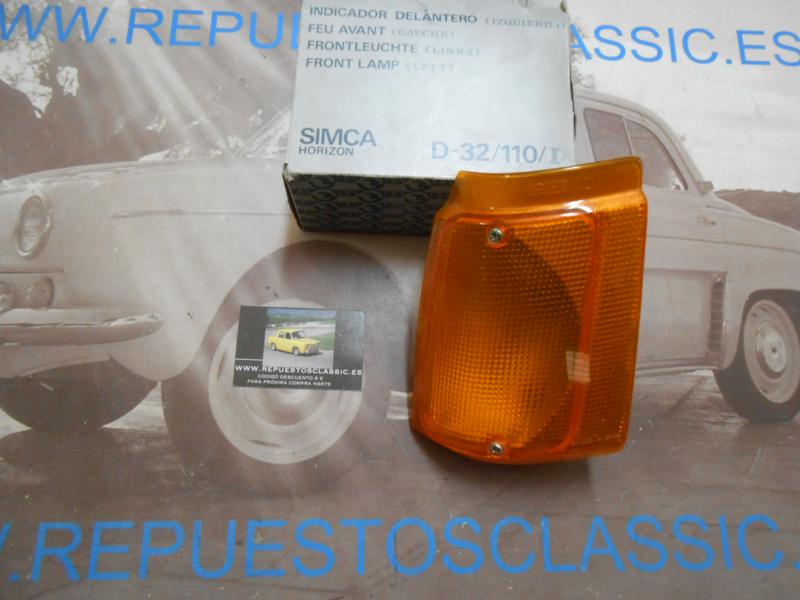 IT38 PILOTO INTERMITENTE DELANTERO IZQUIERDO TALBOT HORIZON , REF. VALEO 085383