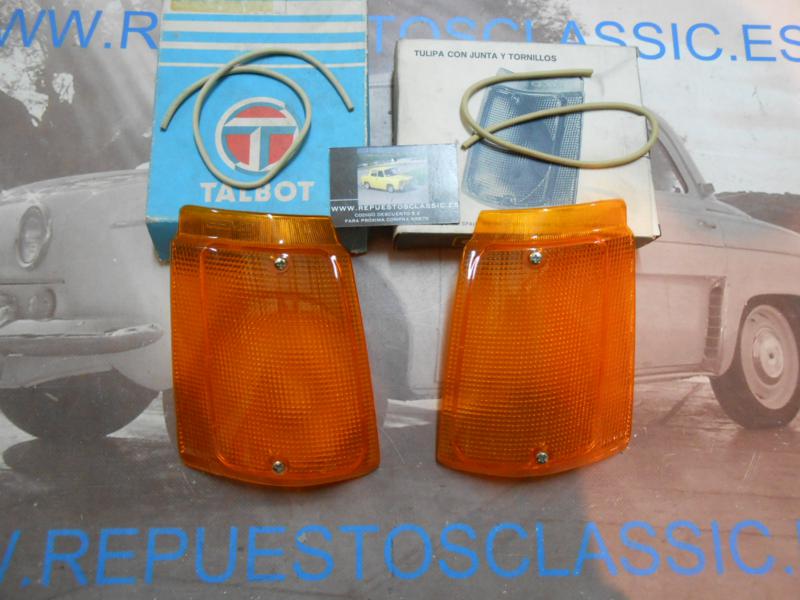 IT39 JUEGO TULIPAS PILOTOS INTERMITENTES DELANTEROS GEMO TALBOT HORIZON