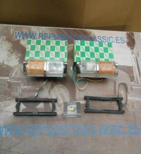 ISI14 JUEGO PILOTOS DELANTEROS SIMCA 1200 BICOLOR METALIZADO