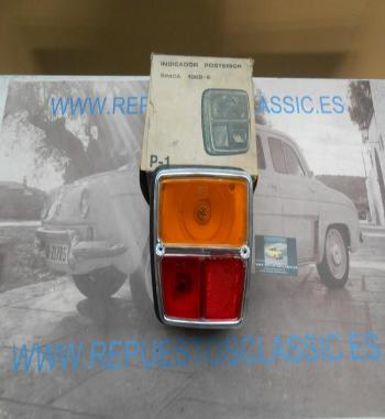ISI34 PILOTO TRASERO DERECHO SIMCA 1000 2ª SERIE MARCO METALIZADO